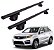 RACK P/ LONGARINAS ALPHA ALUMÍNIO 03 (1,26M) KIA SORENTO 2010 2011 2012 2013 2014 - PRETO - Imagem 1