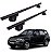 RACK P/ LONGARINAS ALPHA ALUMÍNIO 03 (1,26M) BMW X3 2003 2004 2005 2006 2007 2008 2009 - PRETO - Imagem 1