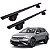 RACK P/ LONGARINAS ALPHA ALUMÍNIO 03 (1,26M) VW TIGUAN ALL SPACE 2018 2019 2020 2021 2022 2023 2024 - PRETO - Imagem 1