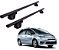 RACK P/ LONGARINAS ALPHA ALUMÍNIO 03 (1,26M) CITROEN C4 GRAND PICASSO 2007 2008 2009 2010 2011 2012 2013 2014 - PRETO - Imagem 1