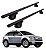 RACK P/ LONGARINAS ALPHA ALUMÍNIO 03 (1,26M) FORD EDGE 2009 2010 2011 2012 2013 2014 - PRETO - Imagem 1