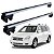 RACK P/ LONGARINAS SIGMA ALUMÍNIO 02 (1,16M) KIA CARNIVAL MPV 1998 1999 2000 2001 2002 2003 2004 2005 2006 2007 2008 2009 2010 2011 2012 2013 - CINZA - Imagem 1