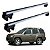 RACK P/ LONGARINAS SIGMA ALUMÍNIO 02 (1,16M) NISSAN XTERRA 2004 2005 2006 - CINZA - Imagem 1