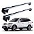 RACK P/ LONGARINAS SIGMA ALUMÍNIO 02 (1,16M) HYUNDAI SANTA FÉ 2001 2002 2003 2004 2005 2006 2007 2008 2009 2010 2011 2012 2013 - CINZA - Imagem 1