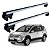RACK P/ LONGARINAS SIGMA ALUMÍNIO 02 (1,16M) NISSAN LIVINA X-GEAR 2009 2010 2011 2012 2013 2014 - CINZA - Imagem 1