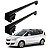 RACK P/ LONGARINAS SIGMA ALUMÍNIO 02 (1,16M) JAC J6 2001 2002 2003 2004 2005 2006 2007 2008 2009 2010 2011 2012 2013 2014 2015 - PRETO - Imagem 1