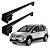 RACK P/ LONGARINAS SIGMA ALUMÍNIO 02 (1,16M) NISSAN LIVINA X-GEAR 2009 2010 2011 2012 2013 2014 - PRETO - Imagem 1