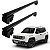 RACK P/ LONGARINAS SIGMA ALUMÍNIO 03 (1,26M) JEEP RENEGADE 2015 2016 2017 2018 2019 2020 2021 2022 2023 2024 2025 - PRETO - Imagem 1