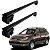 RACK P/ LONGARINAS SIGMA ALUMÍNIO 03 (1,26M) HYUNDAI VERA CRUZ 2001 2002 2003 2004 2005 2006 2007 2008 2009 2010 2011 2012 - PRETO - Imagem 1