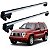 RACK P/ LONGARINAS SIGMA ALUMÍNIO 04 (1,36M) JEEP CHEROKEE SPORT 2002 2003 2004 2005 2006 2007 - CINZA - Imagem 1