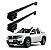 RACK P/ LONGARINAS SIGMA ALUMÍNIO (1,16M) RENAULT OROCH 2015 2016 2017 2018 2019 2020 2021 2022 2023 - PRETO - Imagem 1
