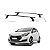 RACK EQMAX AÇO HYUNDAI HB20 HATCH 2012 2013 2014 2015 2016 2017 2018 2019 - PRETO - Imagem 1