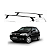 RACK EQMAX AÇO FIAT PALIO 4P 2008 2009 2010 2011 - PRETO - Imagem 1