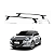 RACK EQMAX AÇO PEUGEOT 208 HATCH 2021 2022 2023 2024 2025 - PRETO - Imagem 1