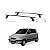 RACK EQMAX AÇO HYUNDAI ATOS 2000 2001 2002 2003 - PRETO - Imagem 1