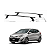 RACK EQMAX AÇO TOYOTA YARIS HATCH 2018 2019 2020 2021 2022 2023 2024 2025 - PRETO - Imagem 1
