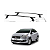 RACK EQMAX AÇO FIAT LINEA 2008 2009 2010 2011 2012 2013 2014 2015 2016 - PRETO - Imagem 1