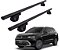 RACK P/ LONGARINAS ALPHA ALUMÍNIO 03 (1,26M) VW TAOS 2021 2022 2023 2024 2025 - PRETO - Imagem 1