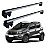 RACK P/ LONGARINAS SIGMA ALUMÍNIO 02 (1,16M) FIAT MOBI TREKKING 2021 2022 2023 2024 2025 2026 - CINZA - Imagem 1