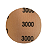 10un Disco Lixa 3 Sem Furos" P3000 Sunmight - Imagem 3