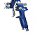 Pistola de Pintura Mini HVLP 1,0mm 125ml PRO-545 1.0 PDR - Imagem 5