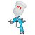 Pistola Pintura Gravidade. LVMP 1,3mm 600ml Branco - Imagem 1