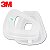 Máscara Respirador Semi Facial 3M 6200 completa 17 IN 1 - Imagem 9