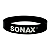 Pulseira de Silicone Preta e Branca SONAX - Imagem 2