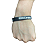 Pulseira Silicone Preta e Branca Maxpro - Imagem 3
