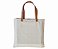 Ecobag em Algodão Cru Alça em couro - Imagem 7
