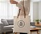 Ecobag em Algodão Cru com Logo Alça de Couro - Imagem 5