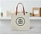 Ecobag em Algodão Cru com Logo Alça de Couro - Imagem 6