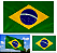 BANDEIRA BR 001 POLIESTER 30X45 C/1 - Imagem 2