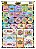 APLICAP STIKER A4 PEDAGOGICO 1 01 BLISTER C/26 ADESIVOS - Imagem 1