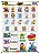 APLICAP STIKER A4 PEDAGOGICO 2 01 BLISTER C/26 ADESIVOS - Imagem 1
