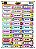 APLICAP STIKER A4 PEDAGOGICO 4 01 BLISTER C/26 ADESIVOS - Imagem 1