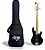 ontrabaixo Seven Musicman 5 Cordas Bk Preto Sbm-57 Com/bag - Imagem 1