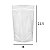 Stand up Pouch Transparente com Zip 14 x 22,5 x 3,5 - Imagem 1