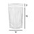 Stand up Pouch Transparente com Zip  12 x 19 x 3 - Imagem 2