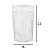 Saco Stand Up Pouch Transparente com Zip 16 x 22 x 4 - Imagem 1