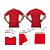 Camiseta Vermelha Lisa para Curso de Formação de Bombeiros - Imagem 4