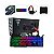 Combo Gamer 4X1 (Teclado+Mouse+Headset+Mousepad), Clanm Nightmare, Led RGB, Preto - Imagem 1