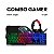 Combo Gamer 4X1 (Teclado+Mouse+Headset+Mousepad), Clanm Nightmare, Led RGB, Preto - Imagem 2