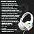 Combo Gamer 4X1 (Teclado+Mouse+Headset+Mousepad), Clanm Snow, Led RGB, Branco - Imagem 3