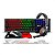 Combo Gamer 4X1 (Teclado+Mouse+Headset+Mousepad), Evolut, Led RGB, Preto - EG54 - Imagem 1