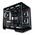 Gabinete Gamer Aquário, Redragon Wideload Pro, ATX/Micro-ATX/Mini-ITX, Vidro Temperado, Preto - Imagem 1