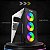 Gabinete Gamer Mid Tower, Clanm Smog, ATX/Micro-ATX/Mini-ITX, Vidro Temperado Frontal/Lateral, Preto - Imagem 2