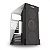 Gabinete Gamer Mid Tower, Clanm Smog, ATX/Micro-ATX/Mini-ITX, Vidro Temperado Frontal/Lateral, Preto - Imagem 1