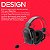Headset Wireless Gamer, Redragon Zeus Pro, Sem Fio, RGB, 7.1 Surround Virtual, Preto - H510-PRO - Imagem 2