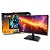 Monitor Gamer 21.5" FULLHD, Clanm COSMO, 100Hz, 3ms, VGA e HDMI, VESA, Preto - Imagem 1